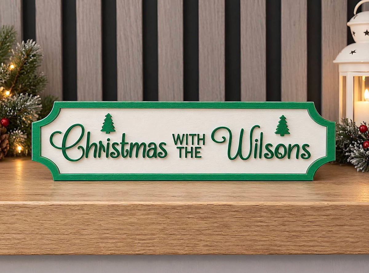 Personalised Family Christmas Plaques
