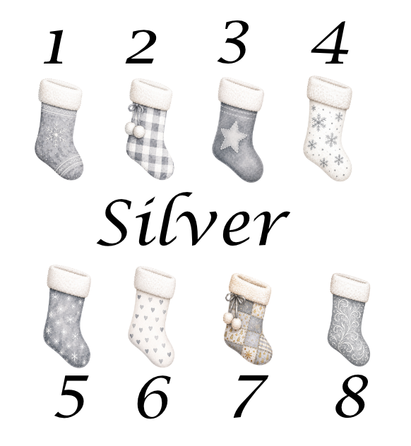 Personalised Christmas Stocking Photo Slate 15 x 15cm