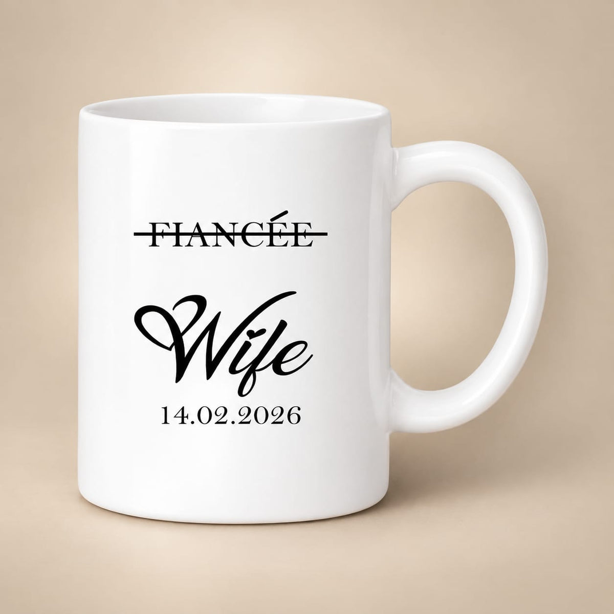 Personalised Mugs Girlfriend, Boyfriend, Fiancé, Fiancée, Husband, Wife