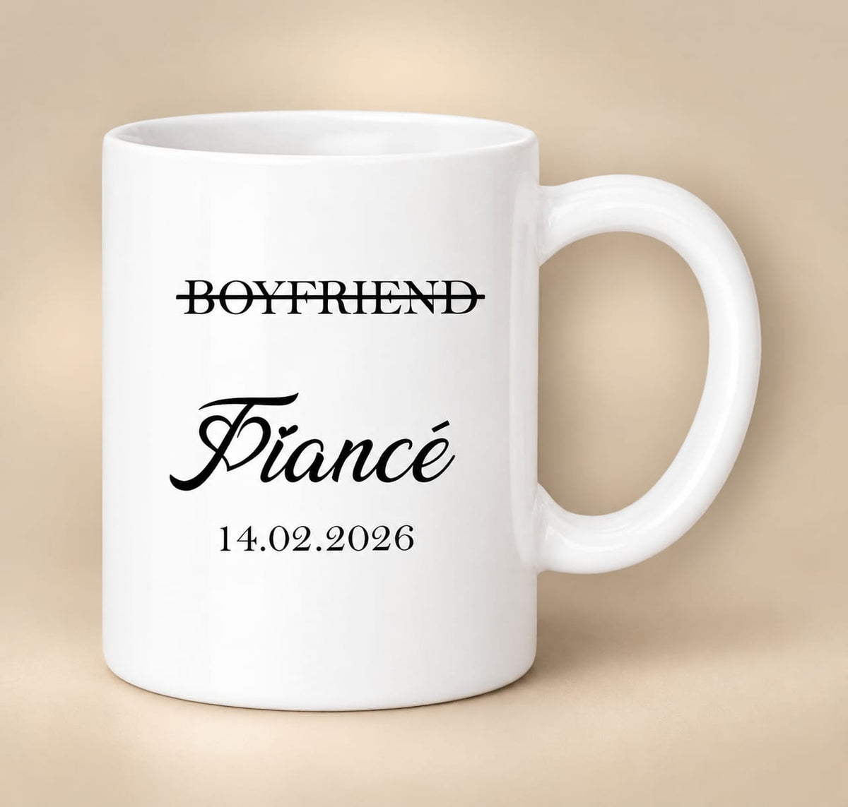 Personalised Mugs Girlfriend, Boyfriend, Fiancé, Fiancée, Husband, Wife